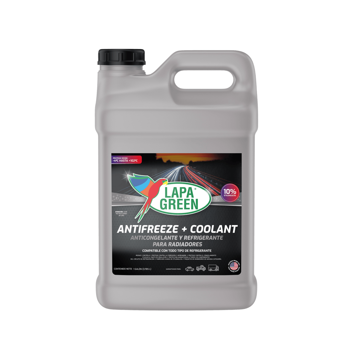 ANTIFREEZE + COOLANT 10% - Lapa Green