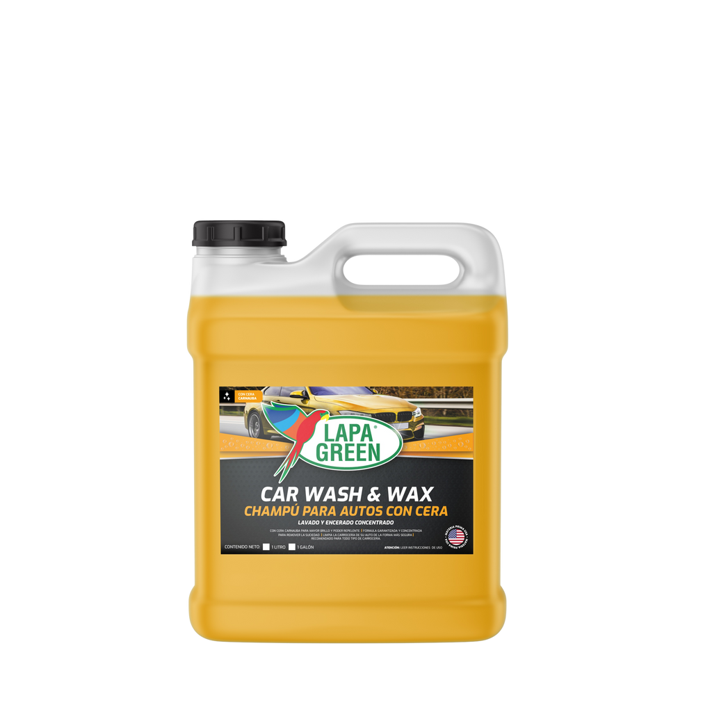 Lapa Green GALÓN CAR WASH & WAX (Champú para Auto con Cera)