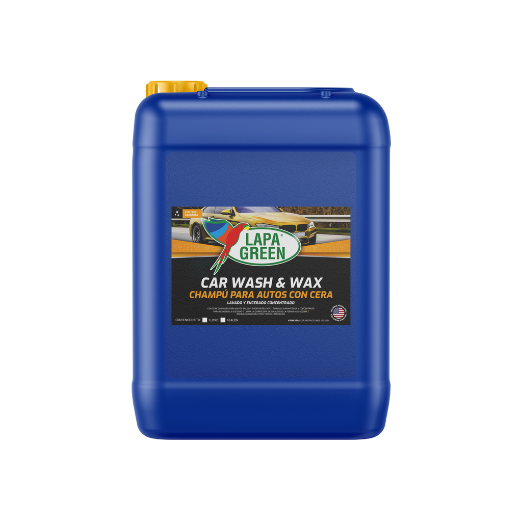 Lapa Green GALÓN CAR WASH & WAX (Champú para Auto con Cera)