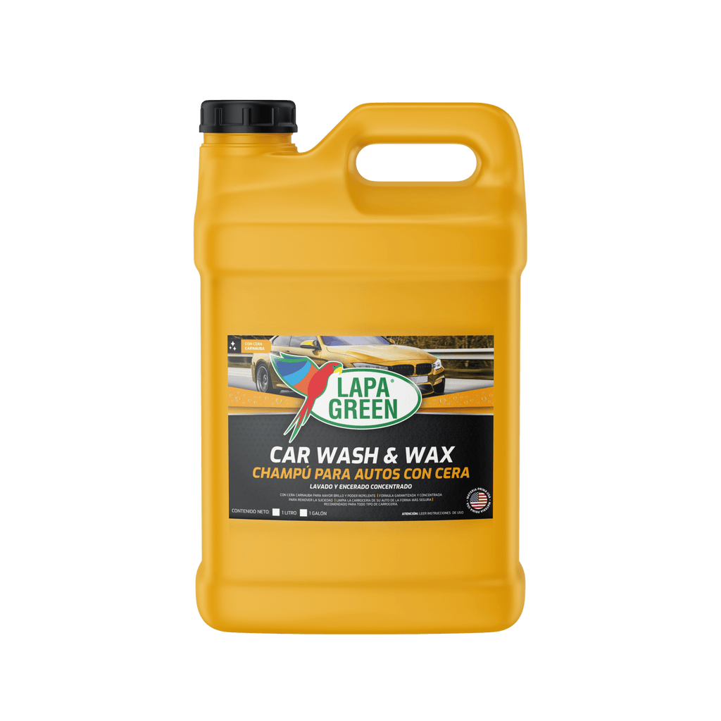 Lapa Green GALÓN CAR WASH & WAX (Champú para Auto con Cera) - Lapa Green