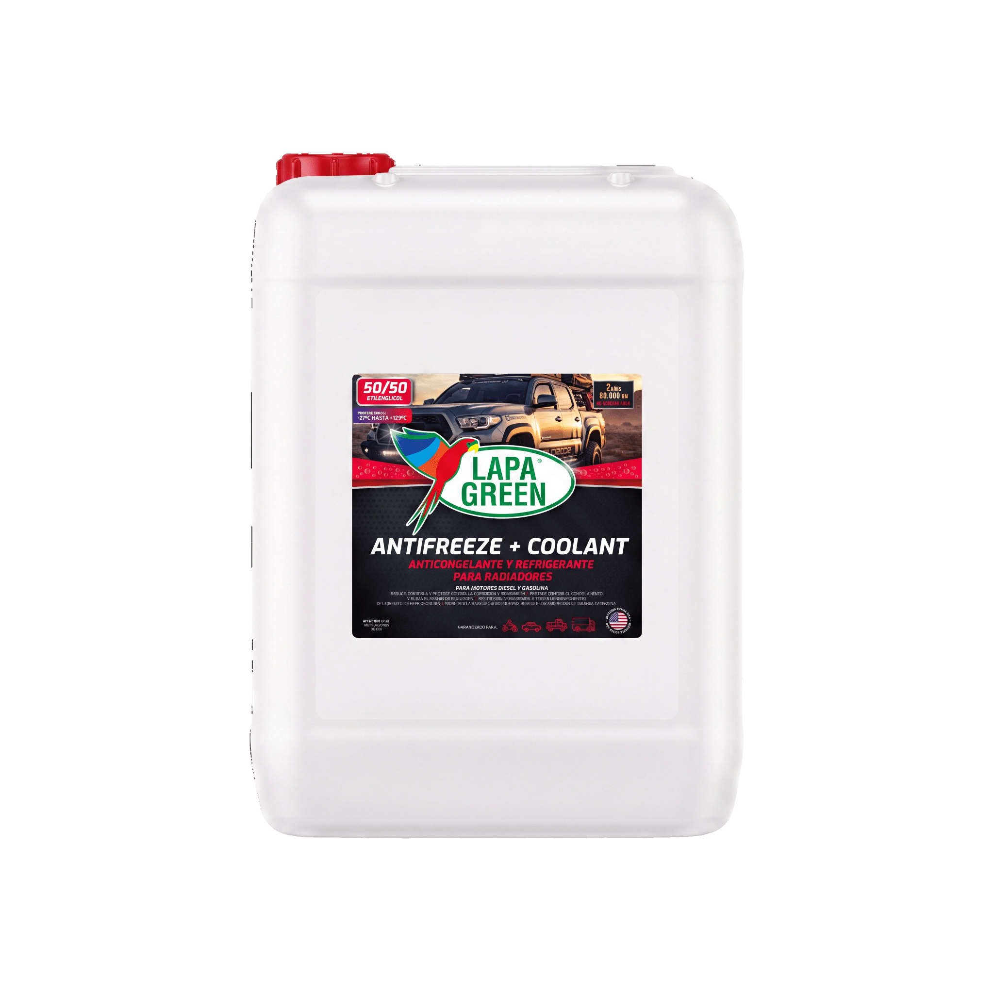 Lapa Green GALÓN COOLANT 50/50 ETILENGLICOL - Lapa Green