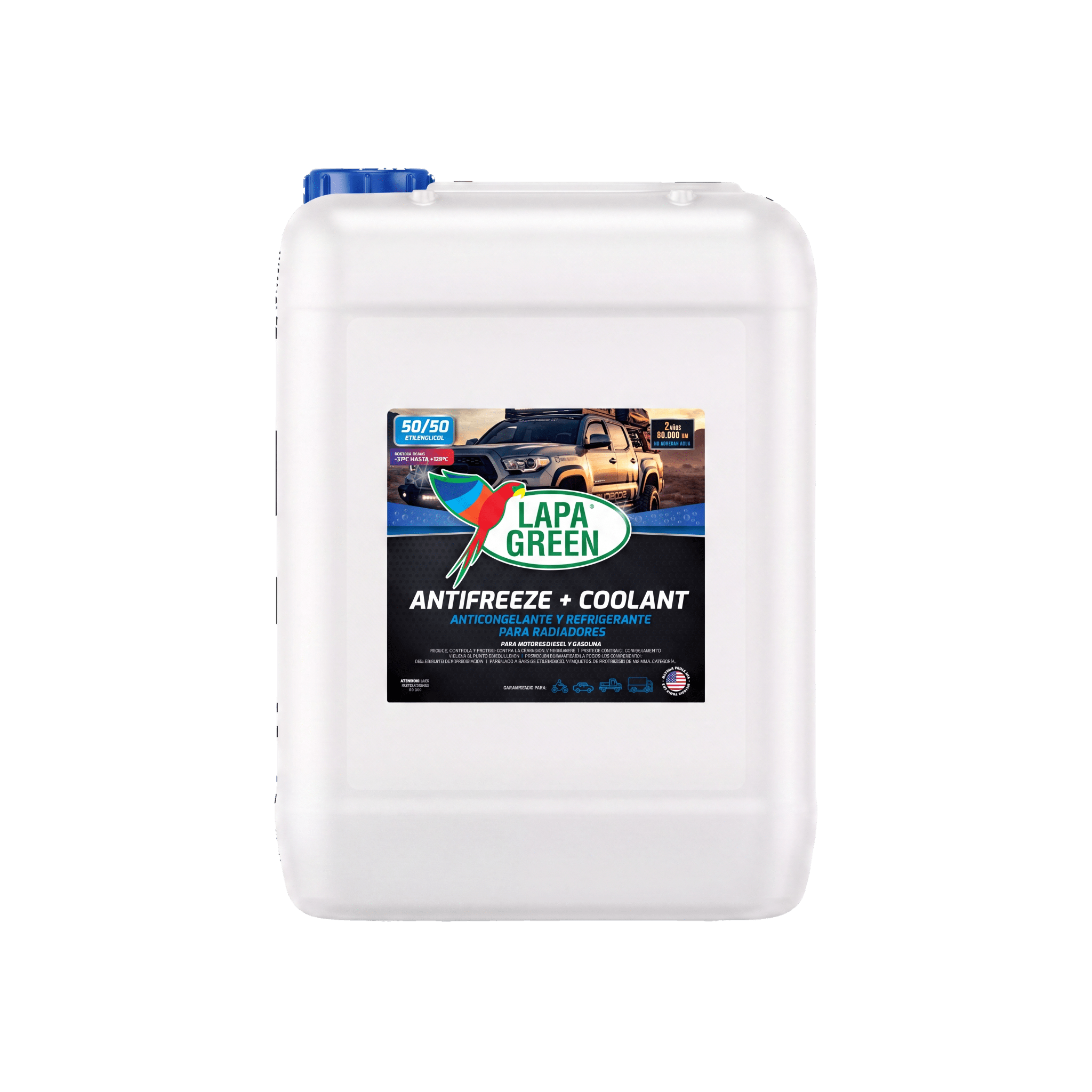 Lapa Green GALÓN COOLANT 50/50 ETILENGLICOL - Lapa Green