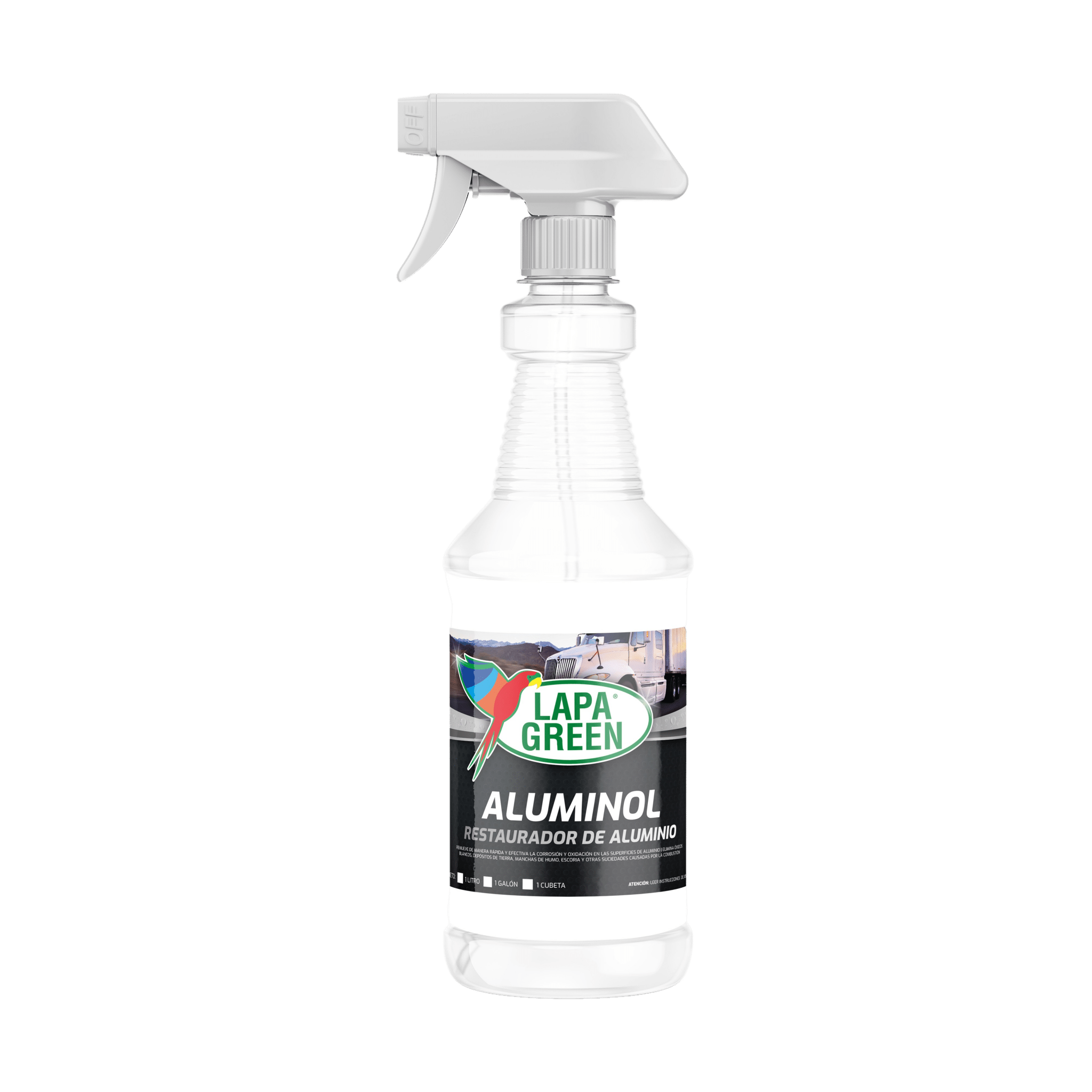 Lapa Green LITRO ALUMINOL (Restaurador de Aluminio) - Lapa Green