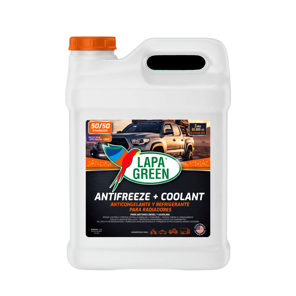 Lapa Green LITRO COOLANT 50/50 ETILENGLICOL NARANJA - Lapa Green