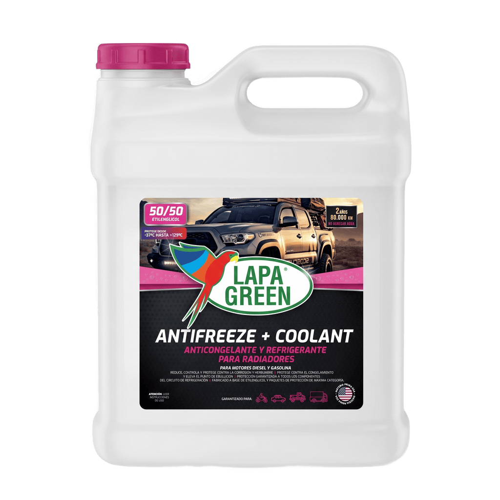 Lapa Green LITRO COOLANT 50/50 ETILENGLICOL ROSADO - Lapa Green