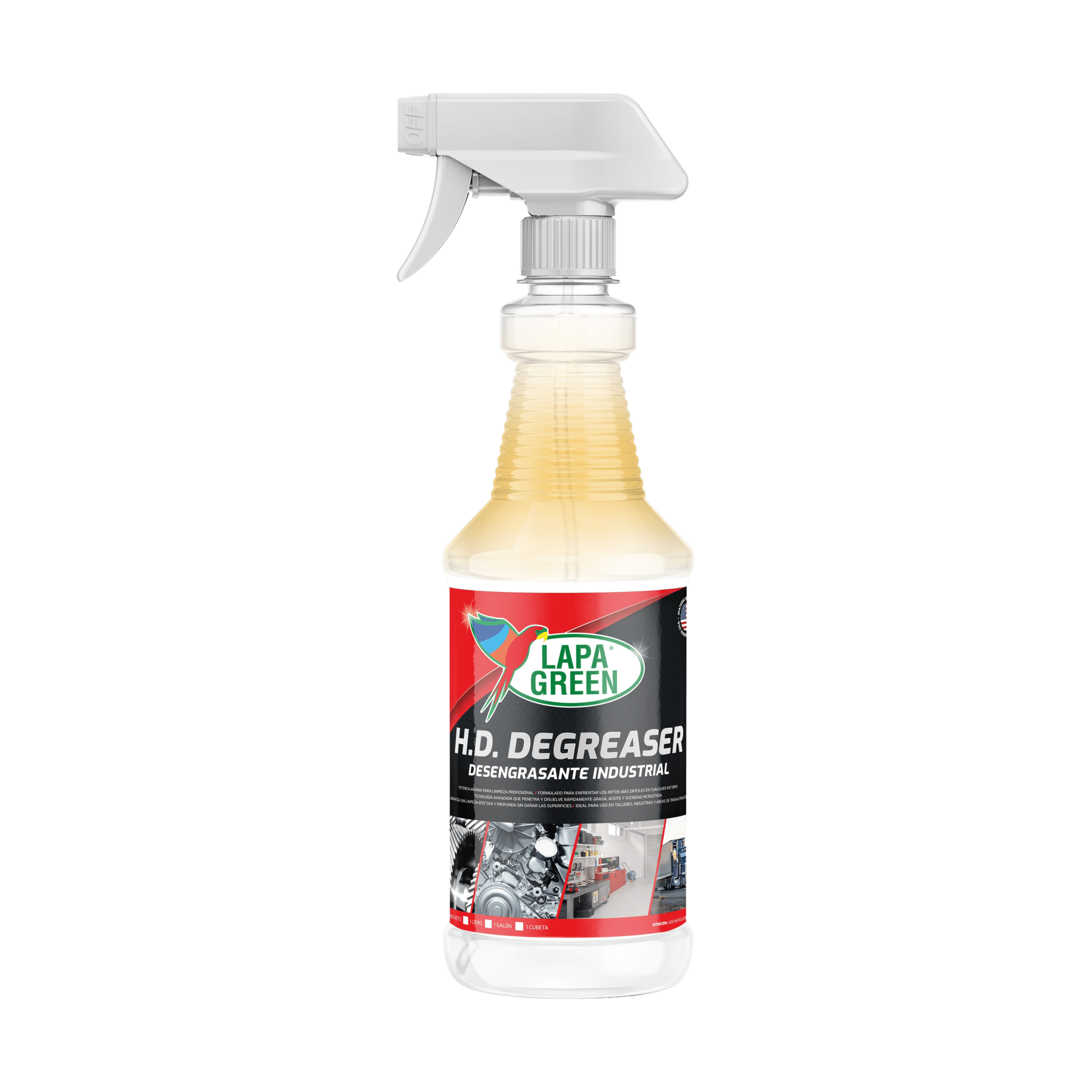 Lapa Green LITRO H.D. DEGREASER (Desengrasante Industrial) - Lapa Green