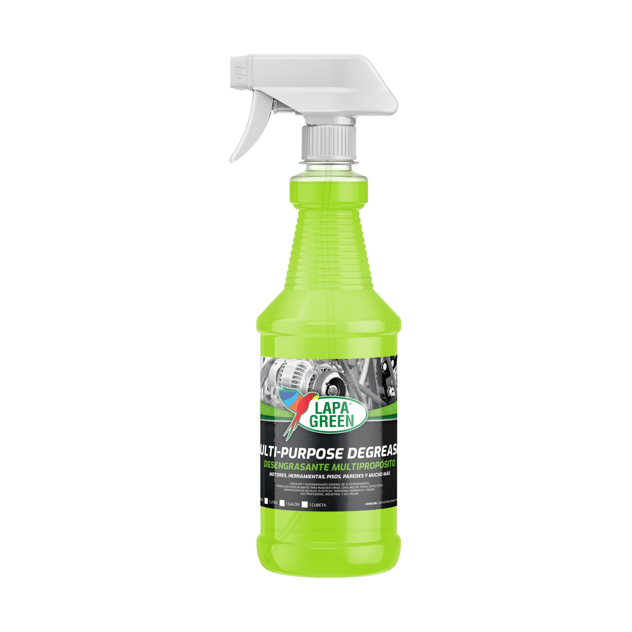 Lapa Green LITRO MULTI - PURPOSE DEGREASER (Desengrasante Multipropósito) - Lapa Green