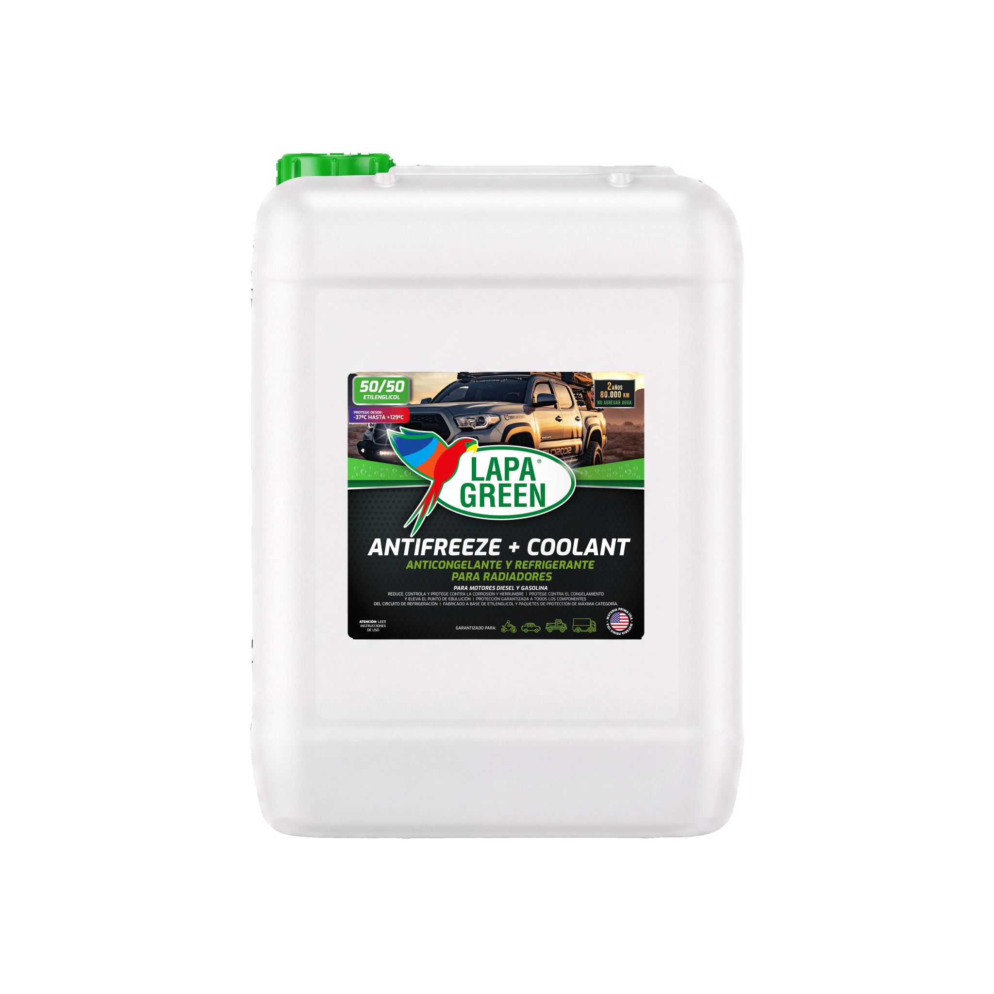 Lapa Green PICHINGA COOLANT 50/50 ETILENGLICOL VERDE - Lapa Green