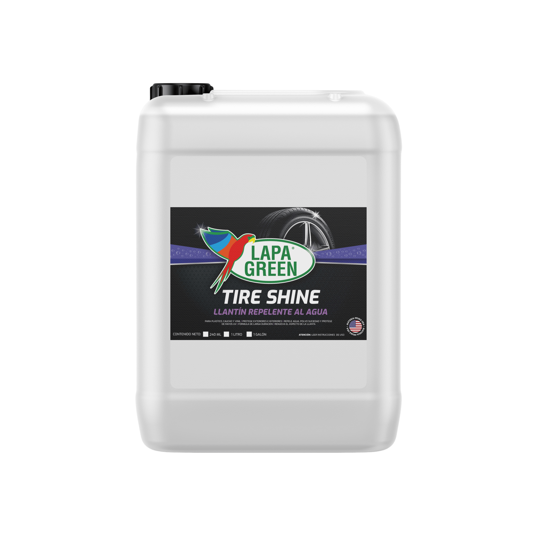 Lapa Green PICHINGA TIRE SHINE (Llantin Repelente al Agua) - Lapa Green